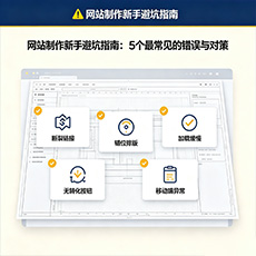 金湖建站-网站制作新手避坑指南：5个最常见的错误与对策