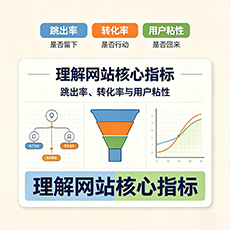淮安建站-理解网站核心指标:跳出率、转化率与用户粘性