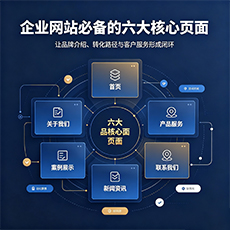 金湖建站-企业网站必备的六大核心页面