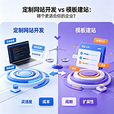 清江浦建站-定制网站开发 vs 模板建站：哪个更适合你的企业？